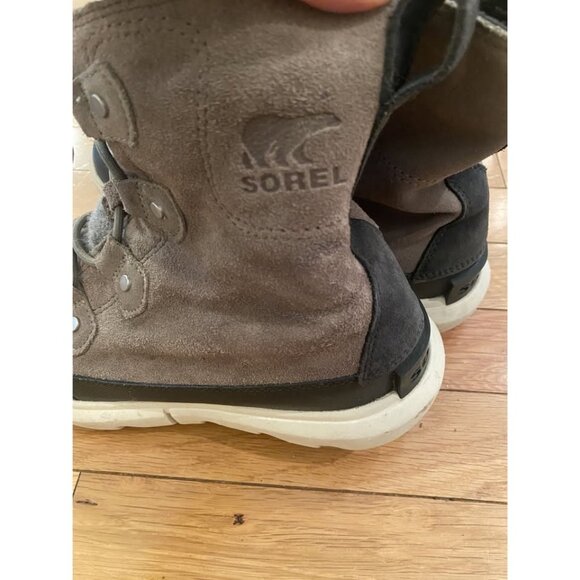 Sorel Womens Explorer 2 Joan Winter Boots Size 8.5 Waterproof Suede & Felt - Picture 4 of 6